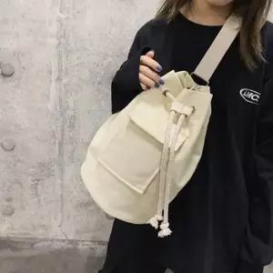 남여공용 복조리 버켓백 투웨이 에코 캐주얼백팩 여성백팩 스트링백팩 여자백팩 미니백팩