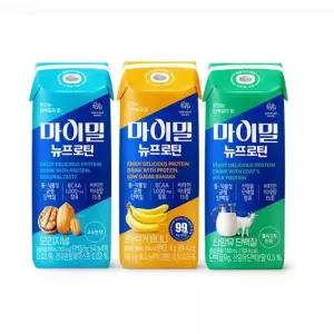 마이밀 마시는 뉴프로틴 3종 (48팩) (오리지널+바나나+산양유 각 16팩)