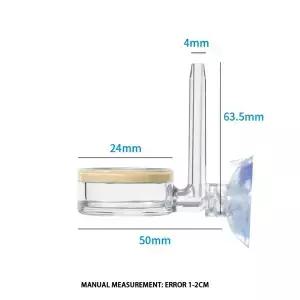 새로운 수족관 CO2 분무기 투명 정제기 통합 PC 소재 특수 세라믹 시트 수조