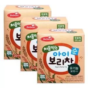 베베스트 순 아이보리차 티백 60개입 유아 아이 음료 유기농보리