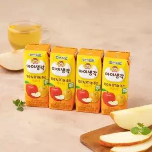 파스퇴르 아이생각 유기농주스 사과배 125ml 4입