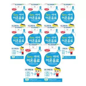 베베스트 처음먹는 아이 이온음료 분말가루타입 8스틱 x 10개 환절기 수분보충 아기이온음료