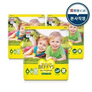 [NS홈쇼핑]베피스 팬츠 드라이핏 컴포트 공용 기저귀 6단계 18P X 3팩[36015171]