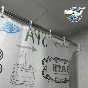 간편한 압축 커튼봉 설치형 욕실 수납용 행거 압축봉 압착봉 못없이커튼봉 커튼압축봉