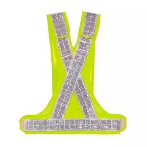 신호수조끼 MR-403 안전조끼 X반도 형광 백색띠 현장조끼 작업용조끼