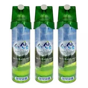 산소캔 휴대용 등산 운동 산소마스크 산소 무향 3개 816ml