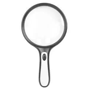 LED왕돋보기 미우 고화질 고배율 125mm 손 확대경