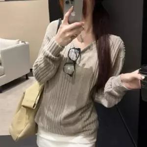 여성 루즈핏 양면 가디건 포근한 니트 로브 가을 겨울 아우터