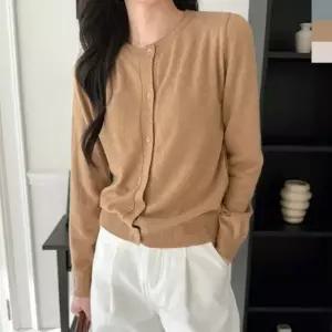 데일리 여성 캐시미어 핏예쁜 니트 가디건 가디건 아우터