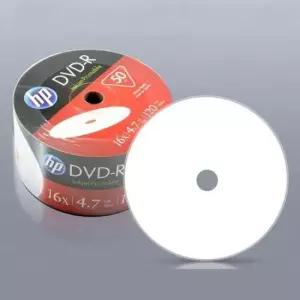 DVDRW HP Media DVD-R Printable 벌크팩 16x 4.7GB 50P