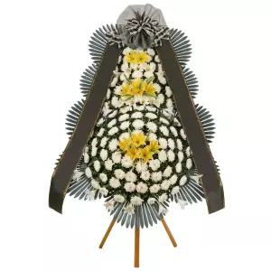 근조화환 검정리본 3단 장례식장 서울지역화환 당일꽃배달