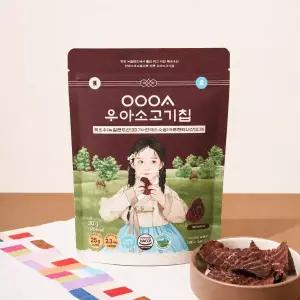 [OOOA]우아 소고기칩 30g ㅣ 어린이 성장기 영양 간식 ㅣ 100% 뉴질랜드 목초우 고단백 고철분 함유