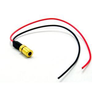 적외선 IR 레이저 다이오드 도트 모듈, 780nm, 3mW, DC3V, 6x10mm