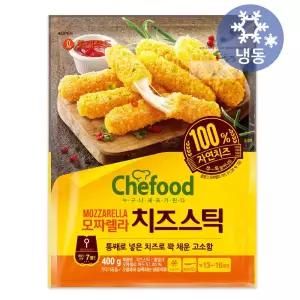 Chefood 롯데 쉐푸드 모짜렐라 치즈스틱 400g 냉동