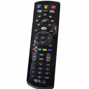블랙 전TV 셋톱박스 통합리모컨 호환 만능콘리모 TV 셋탑 스마트