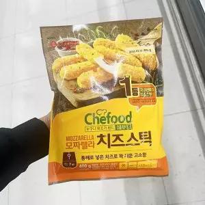 롯데 쉐프드 모짜렐라 치즈스틱 400g 아이스