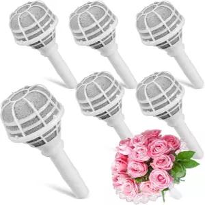 GALPADA 6pcs 웨딩 플라워 부케 홀더 신부 위한 플로럴 핸들 DIY 파티 용품