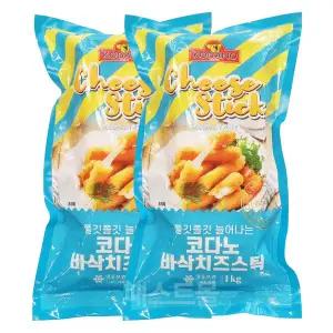 조흥 코다노 바삭 치즈스틱 1kg 2개