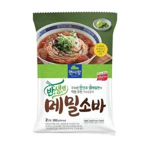 면사랑 반생면 메밀소바 292g 2인분 실온 반건조생면 밀키트