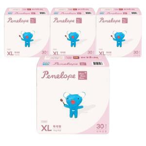 페넬로페 씬씬씬 플러스 밴드기저귀 5단계 특대형 남여공용 30Px4팩