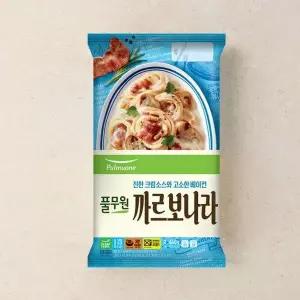 풀무원 브랜드관 쓱7클럽 까르보나라 크림 스파게티460g 2인