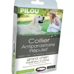 Pilou 112707 천연 외부기생충목걸이 대형견 65cm