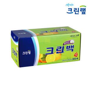 크린백 25㎝x35㎝x300매(중)1box 12개/주방비닐백/일회용비닐백/음식물보관백/다용도비닐봉지