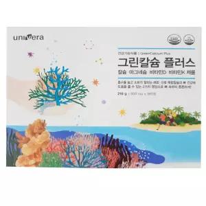 유니베라/그린칼슘 600mlX360정/뼈건강/칼슘부족/남양알로에/