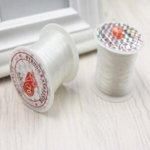 0.4mmx60m 공예용 투명 낚시줄 / 팔찌만들기 비즈공예 투명실 diy 부자재