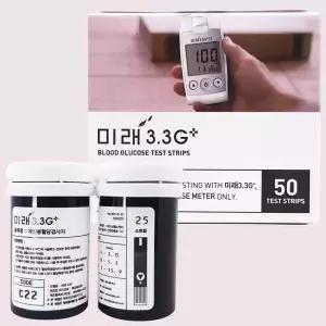 미래3.3플러스 혈당시험지 50매 오상헬스케어 당뇨체크 스트립 검사지