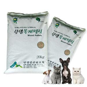 고양이모래 고양이화장실 베딩용 우드펠렛20kg 흡수용모래