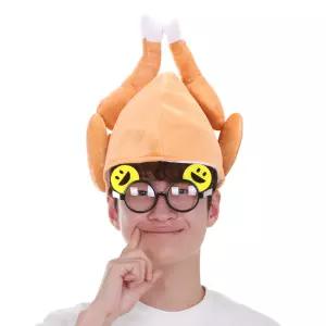 치킨 통닭 모자 파티 용품 코믹 소품 연극 코스튬 닭 인싸 코스프레 선물 음식 장식 데코 칠면조 이벤트