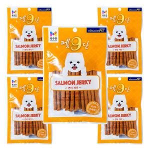 목우촌 펫9단 연어져키 100g x 5개 애견간식 져키