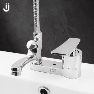 아이제이 J-2004 세면기용 샤워겸용 수전 3홀 대붙이 수도꼭지 국내제작 세면대용 화장실