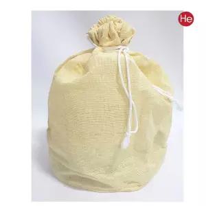 삼베 2중 보자기 주머니(세탁가능)45X45cm 약재 한약 찜판 자루 국물 삼베천