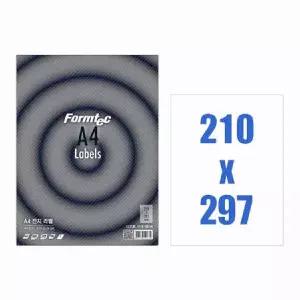 Q 라벨A4전면100매 LS 3130 분류표기용 210x297mm