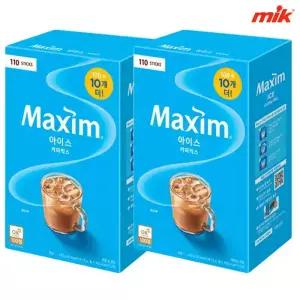 맥심 아이스 커피믹스 110T x 2개 [카누 미니/믹스커피/라떼/더블샷/모카골드/아메리카노]