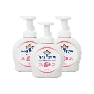 아이깨끗해 핸드워시 용기 레몬 490ml, 3개