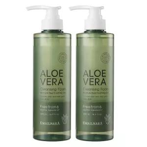알로에베라 클렌징폼 500ml 2개 대용량 /피부진정 보습