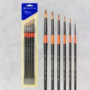 화홍 수채화붓 No.700(R) 6본조 Set