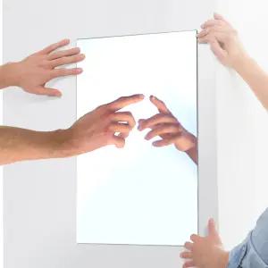 직사각 아크릴 거울 벽거울 안전거울 붙이는 거울 인테리어 벽면거울 욕실 거울 경량거울
