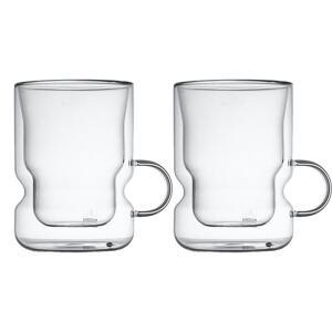 까사무띠 이중유리 쿠르바 글래스 280ml 2P세트, 1개
