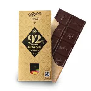 휘태커스 코코아 러버 다크 초콜릿 92% 100g 20개한박