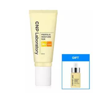 CNP 프로폴리스 모이스처 선 (SPF 50+/PA++++) 50ml + 프로폴리스 앰플 5ml