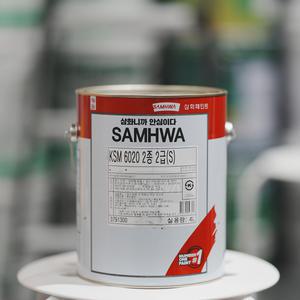 삼화페인트 KSM 6020 2종2급(S) 황색 4L 에나멜 페인트 철재 목재용