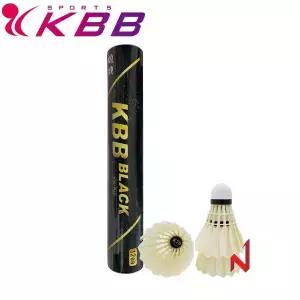KBB 배드민턴셔틀콕 KBB 블랙 거위털 시합구 12개입