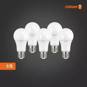 오스람 LED 전구 벌브 18W 5개 묶음 플리커프리