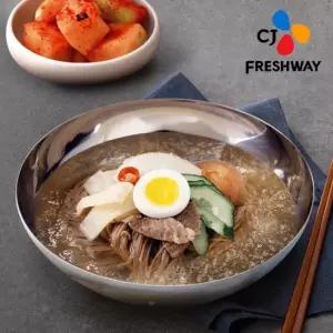 CJ프레시웨이 평양냉면 10인분 면 10팩 + 육수 10팩