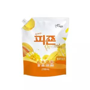 피죤 섬유유연제 리필 2.1L 옐로미모사 2100ml