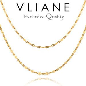 [VLIANE 브리앙] 18K 슬라이스 링크체인 목걸이